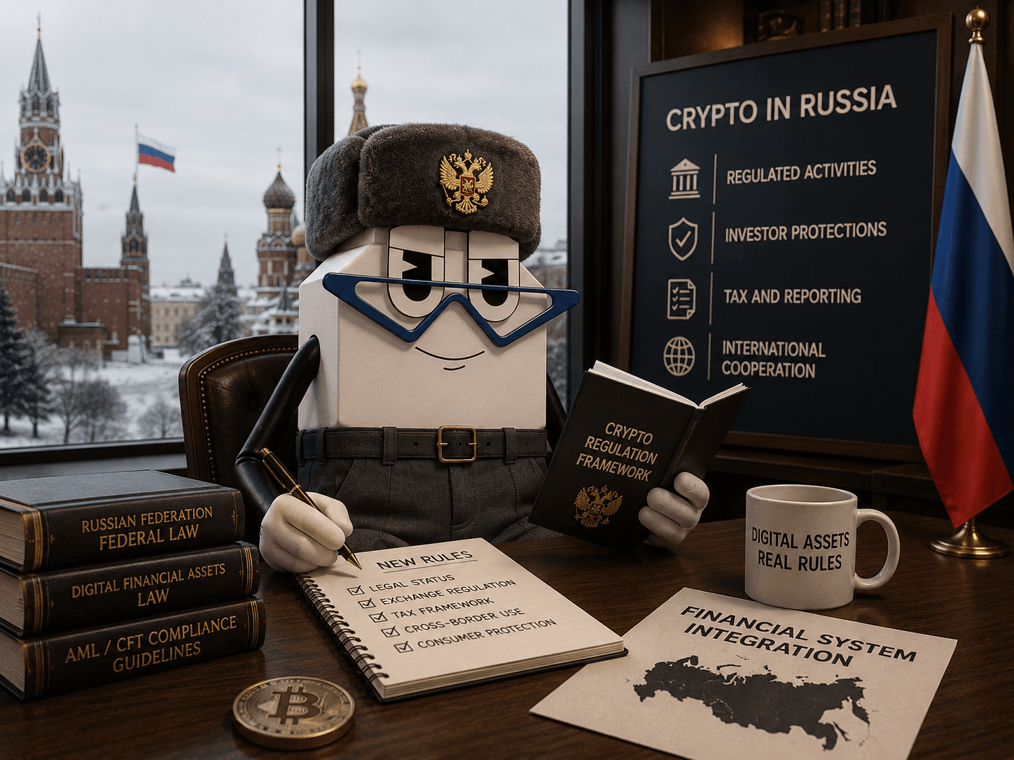 Russia Is Bringing Crypto Into the Financial System — What the New Rules Actually Change